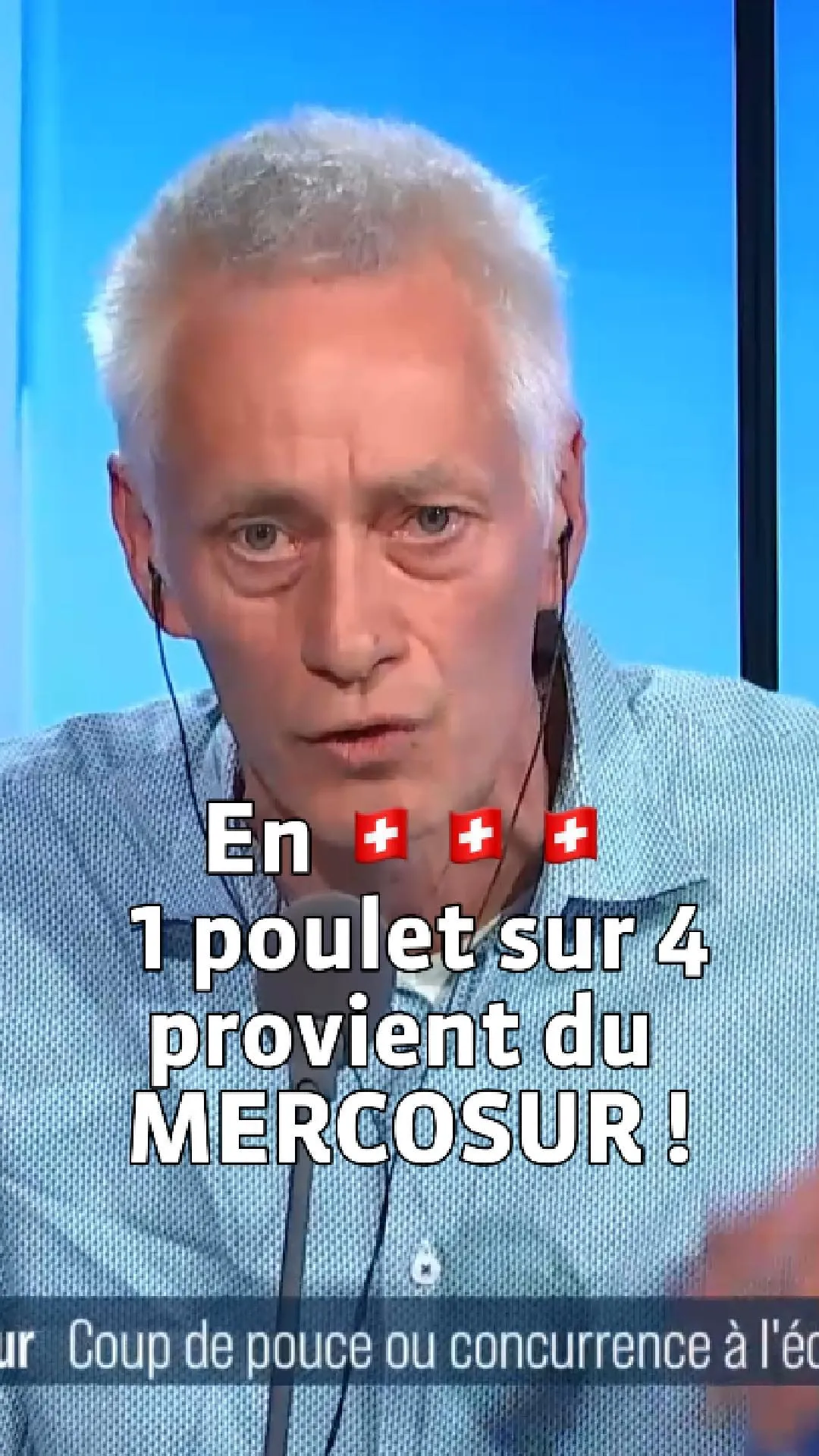 Non au Mercosur. Émission Forum RTS, 1:02